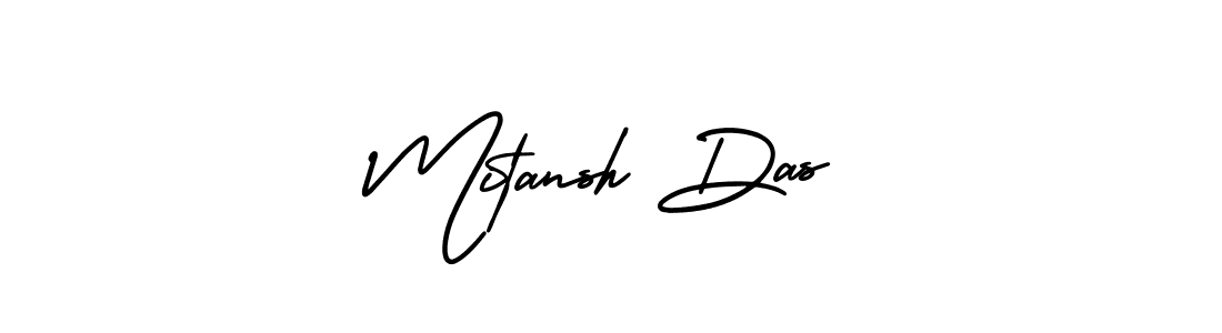 Use a signature maker to create a handwritten signature online. With this signature software, you can design (AmerikaSignatureDemo-Regular) your own signature for name Mitansh Das. Mitansh Das signature style 3 images and pictures png