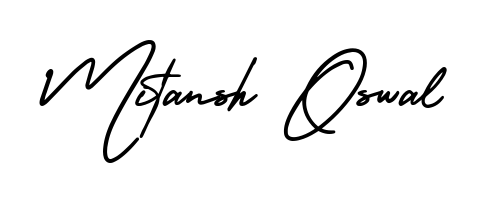 Turn your name Mitansh Oswal into a signature brand with AmerikaSignatureDemo-Regular styling. Download in standard PNG or transparent format anytime. Mitansh Oswal signature style 3 images and pictures png