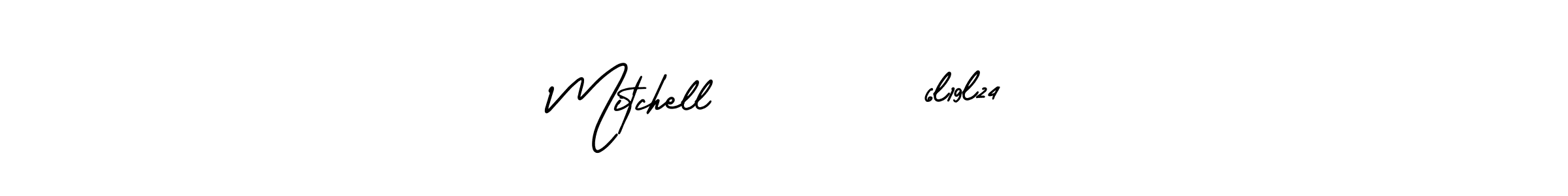 Create a beautiful signature design for name Mitchell         6l19l24. With this signature (AmerikaSignatureDemo-Regular) fonts, you can make a handwritten signature for free. Mitchell         6l19l24 signature style 3 images and pictures png