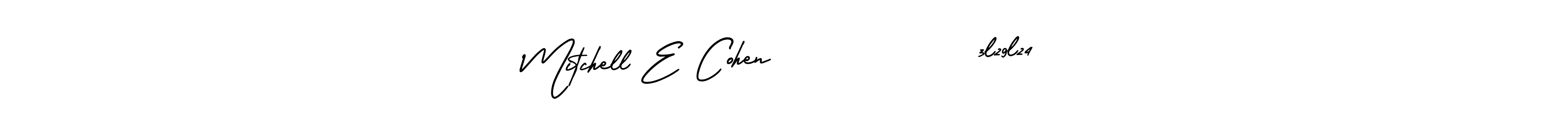 Also we have Mitchell E Cohen             3l29l24 name is the best signature style. Create professional handwritten signature collection using AmerikaSignatureDemo-Regular autograph style. Mitchell E Cohen             3l29l24 signature style 3 images and pictures png