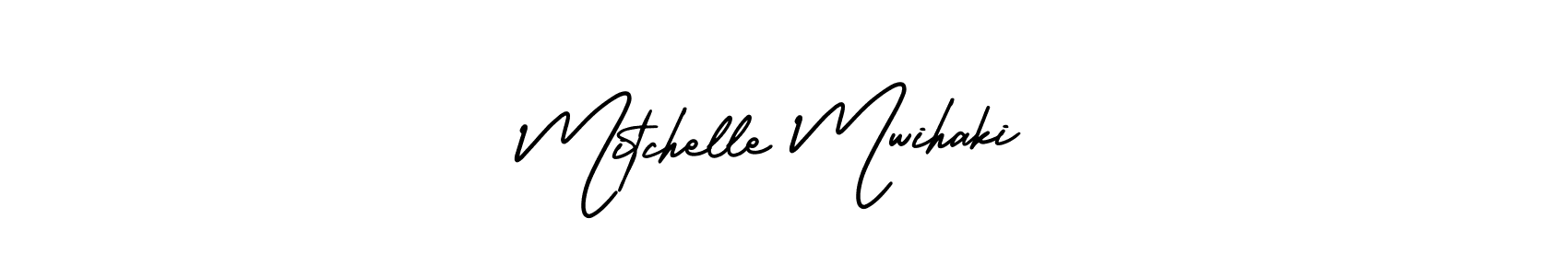 Similarly AmerikaSignatureDemo-Regular is the best handwritten signature design. Signature creator online .You can use it as an online autograph creator for name Mitchelle Mwihaki. Mitchelle Mwihaki signature style 3 images and pictures png