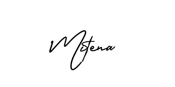 Make a beautiful signature design for name Mitena. Use this online signature maker to create a handwritten signature for free. Mitena signature style 3 images and pictures png