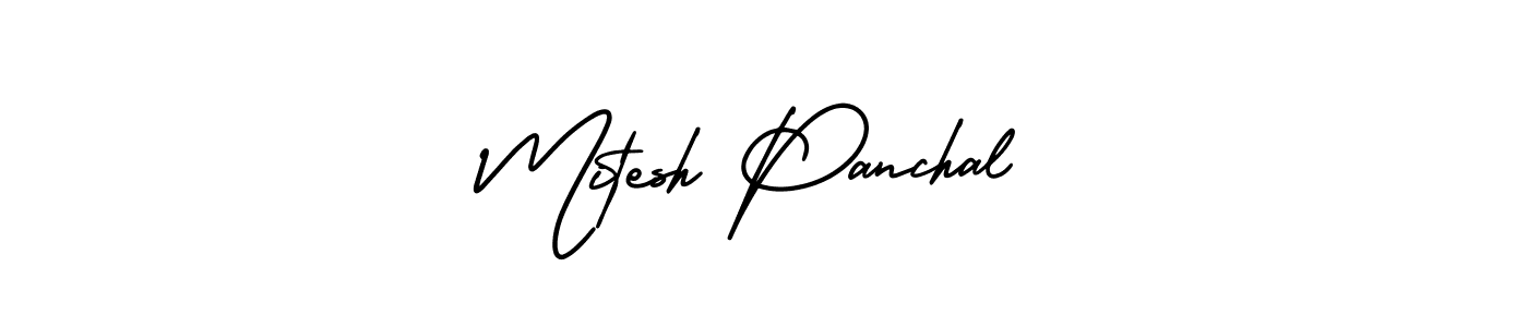 Make a beautiful signature design for name Mitesh Panchal. Use this online signature maker to create a handwritten signature for free. Mitesh Panchal signature style 3 images and pictures png