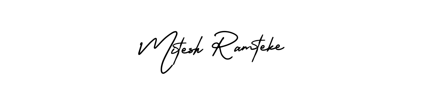 Here are the top 10 professional signature styles for the name Mitesh Ramteke. These are the best autograph styles you can use for your name. Mitesh Ramteke signature style 3 images and pictures png