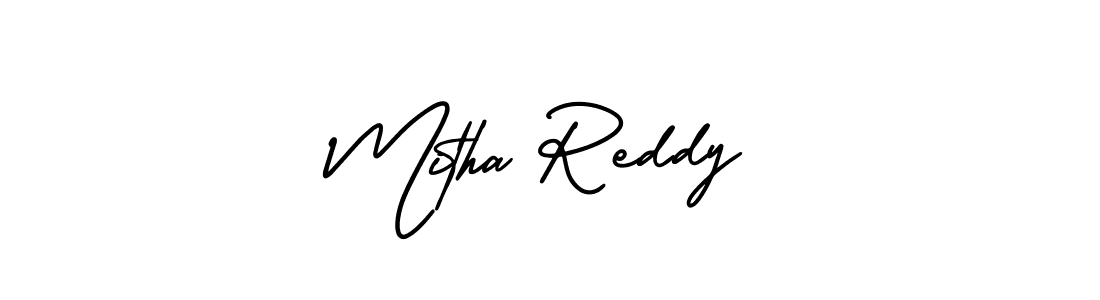 You can use this online signature creator to create a handwritten signature for the name Mitha Reddy. This is the best online autograph maker. Mitha Reddy signature style 3 images and pictures png