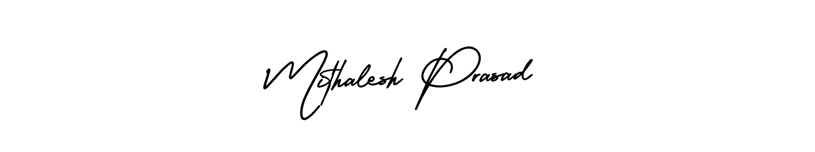 Similarly AmerikaSignatureDemo-Regular is the best handwritten signature design. Signature creator online .You can use it as an online autograph creator for name Mithalesh Prasad. Mithalesh Prasad signature style 3 images and pictures png