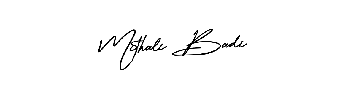 You can use this online signature creator to create a handwritten signature for the name Mithali Badi. This is the best online autograph maker. Mithali Badi signature style 3 images and pictures png