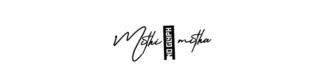 Create a beautiful signature design for name Mithi❤mitha. With this signature (AmerikaSignatureDemo-Regular) fonts, you can make a handwritten signature for free. Mithi❤mitha signature style 3 images and pictures png