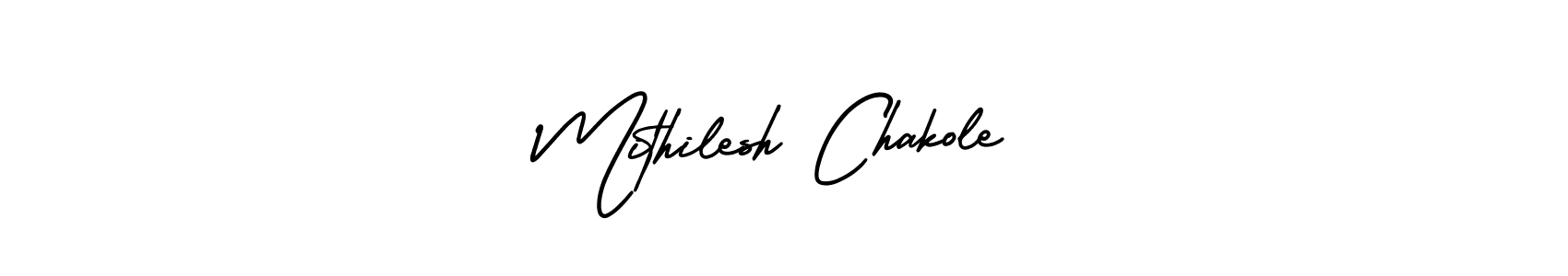 Similarly AmerikaSignatureDemo-Regular is the best handwritten signature design. Signature creator online .You can use it as an online autograph creator for name Mithilesh Chakole. Mithilesh Chakole signature style 3 images and pictures png