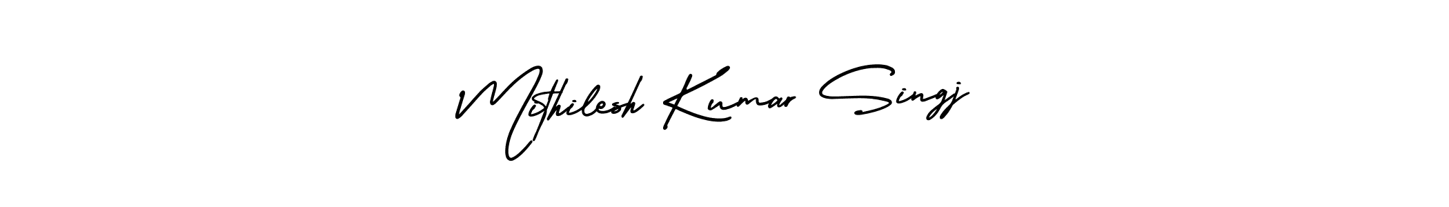 How to Draw Mithilesh Kumar Singj signature style? AmerikaSignatureDemo-Regular is a latest design signature styles for name Mithilesh Kumar Singj. Mithilesh Kumar Singj signature style 3 images and pictures png