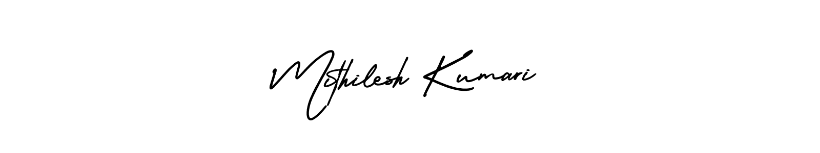 Make a beautiful signature design for name Mithilesh Kumari. Use this online signature maker to create a handwritten signature for free. Mithilesh Kumari signature style 3 images and pictures png