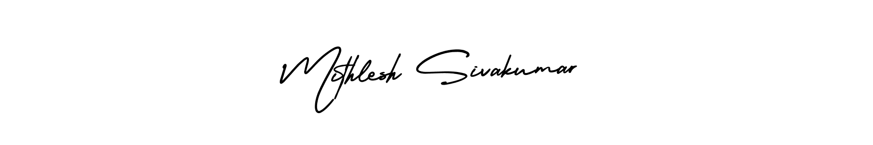 Best and Professional Signature Style for Mithlesh Sivakumar. AmerikaSignatureDemo-Regular Best Signature Style Collection. Mithlesh Sivakumar signature style 3 images and pictures png