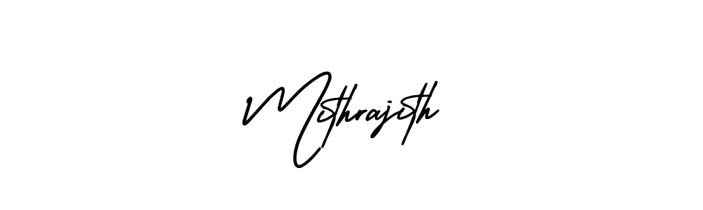 How to Draw Mithrajith signature style? AmerikaSignatureDemo-Regular is a latest design signature styles for name Mithrajith. Mithrajith signature style 3 images and pictures png