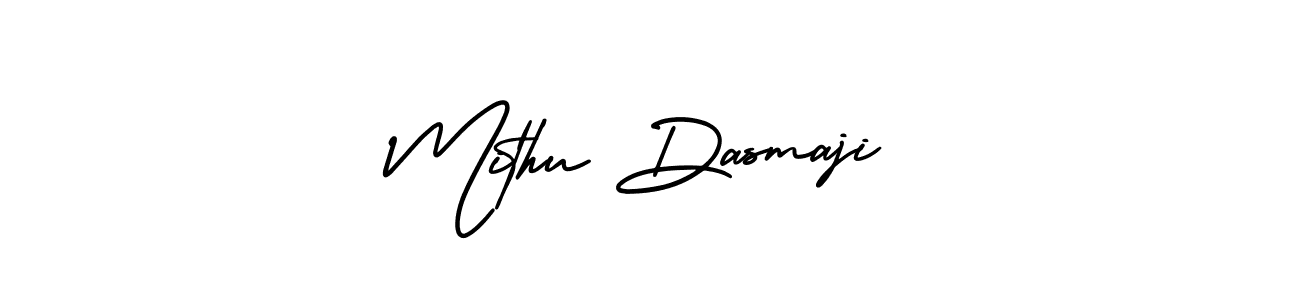 How to make Mithu Dasmaji signature? AmerikaSignatureDemo-Regular is a professional autograph style. Create handwritten signature for Mithu Dasmaji name. Mithu Dasmaji signature style 3 images and pictures png