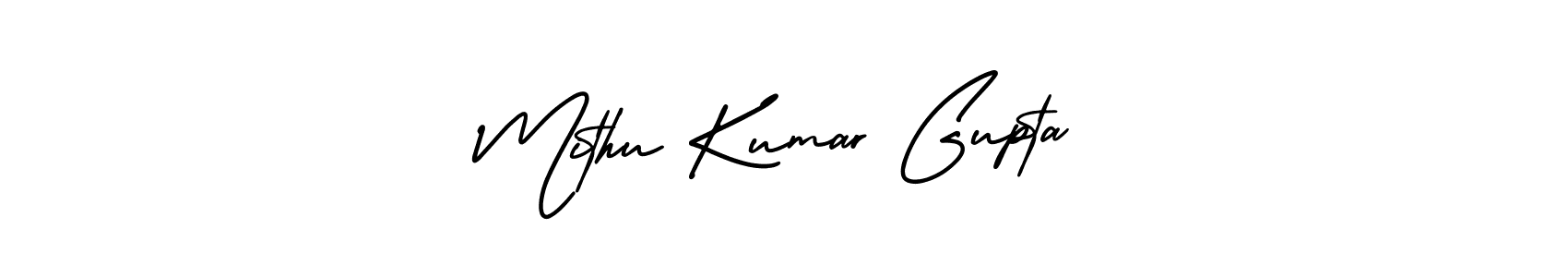 if you are searching for the best signature style for your name Mithu Kumar Gupta. so please give up your signature search. here we have designed multiple signature styles  using AmerikaSignatureDemo-Regular. Mithu Kumar Gupta signature style 3 images and pictures png