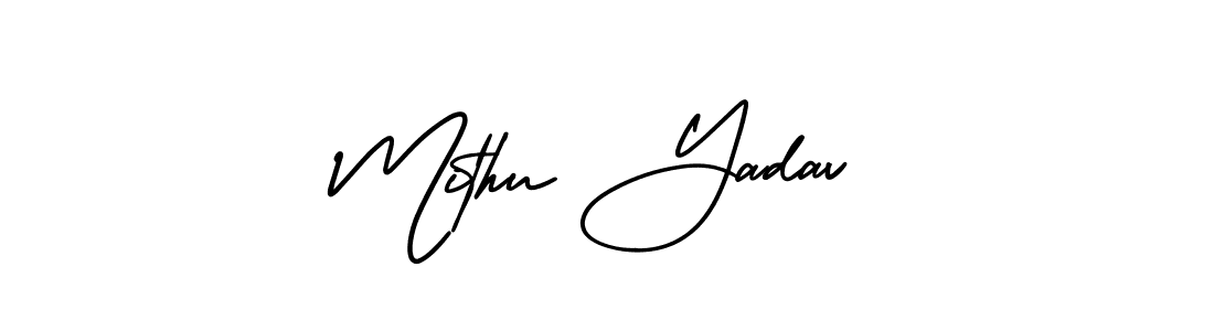 Also we have Mithu Yadav name is the best signature style. Create professional handwritten signature collection using AmerikaSignatureDemo-Regular autograph style. Mithu Yadav signature style 3 images and pictures png