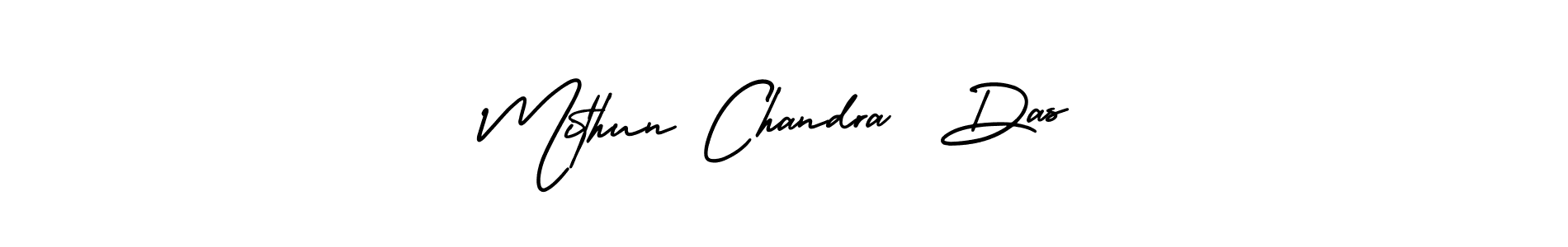 Also we have Mithun Chandra  Das name is the best signature style. Create professional handwritten signature collection using AmerikaSignatureDemo-Regular autograph style. Mithun Chandra  Das signature style 3 images and pictures png