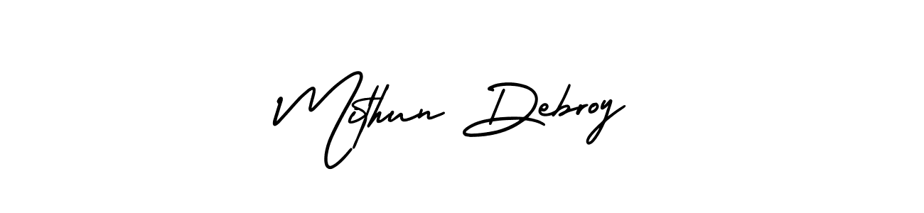 Also we have Mithun Debroy name is the best signature style. Create professional handwritten signature collection using AmerikaSignatureDemo-Regular autograph style. Mithun Debroy signature style 3 images and pictures png