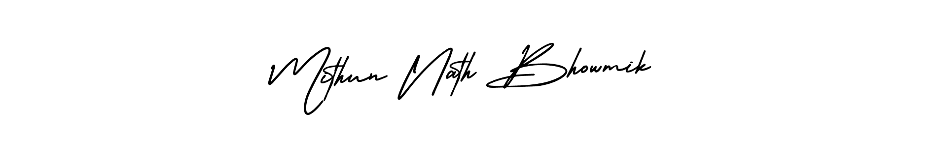 See photos of Mithun Nath Bhowmik official signature by Spectra . Check more albums & portfolios. Read reviews & check more about AmerikaSignatureDemo-Regular font. Mithun Nath Bhowmik signature style 3 images and pictures png