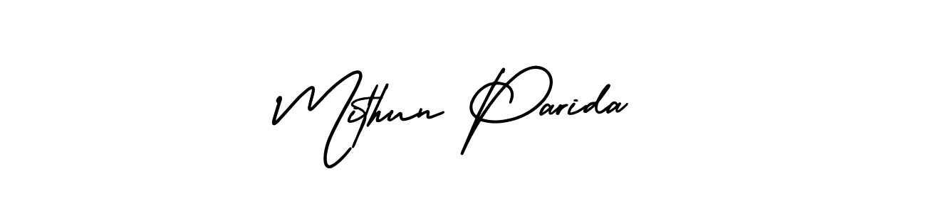Make a beautiful signature design for name Mithun Parida. Use this online signature maker to create a handwritten signature for free. Mithun Parida signature style 3 images and pictures png