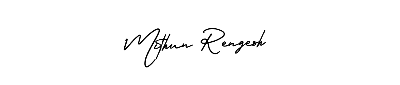 Check out images of Autograph of Mithun Rengesh name. Actor Mithun Rengesh Signature Style. AmerikaSignatureDemo-Regular is a professional sign style online. Mithun Rengesh signature style 3 images and pictures png