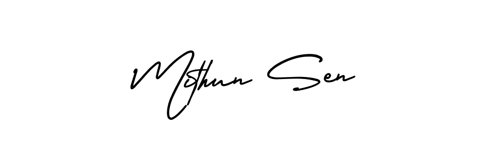 Once you've used our free online signature maker to create your best signature AmerikaSignatureDemo-Regular style, it's time to enjoy all of the benefits that Mithun Sen name signing documents. Mithun Sen signature style 3 images and pictures png