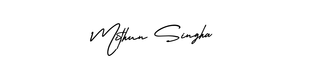 Make a short Mithun Singha signature style. Manage your documents anywhere anytime using AmerikaSignatureDemo-Regular. Create and add eSignatures, submit forms, share and send files easily. Mithun Singha signature style 3 images and pictures png