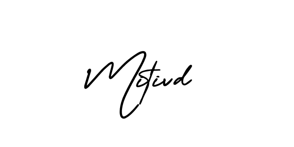 Also we have Mitivd name is the best signature style. Create professional handwritten signature collection using AmerikaSignatureDemo-Regular autograph style. Mitivd signature style 3 images and pictures png