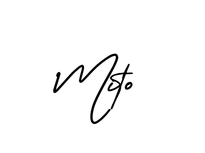 Create a beautiful signature design for name Mito. With this signature (AmerikaSignatureDemo-Regular) fonts, you can make a handwritten signature for free. Mito signature style 3 images and pictures png