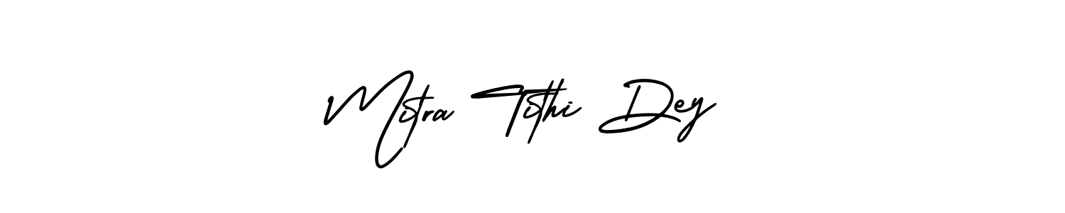 How to Draw Mitra Tithi Dey signature style? AmerikaSignatureDemo-Regular is a latest design signature styles for name Mitra Tithi Dey. Mitra Tithi Dey signature style 3 images and pictures png