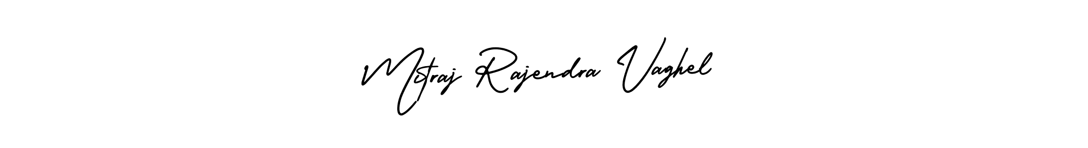 Create a beautiful signature design for name Mitraj Rajendra Vaghel. With this signature (AmerikaSignatureDemo-Regular) fonts, you can make a handwritten signature for free. Mitraj Rajendra Vaghel signature style 3 images and pictures png