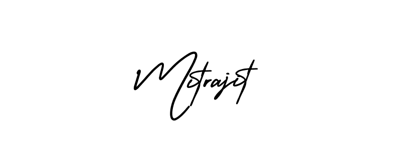 It looks lik you need a new signature style for name Mitrajit. Design unique handwritten (AmerikaSignatureDemo-Regular) signature with our free signature maker in just a few clicks. Mitrajit signature style 3 images and pictures png