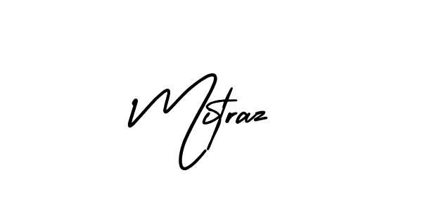 Use a signature maker to create a handwritten signature online. With this signature software, you can design (AmerikaSignatureDemo-Regular) your own signature for name Mitraz. Mitraz signature style 3 images and pictures png
