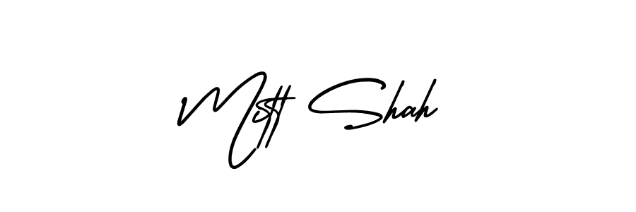 Make a beautiful signature design for name Mitt Shah. Use this online signature maker to create a handwritten signature for free. Mitt Shah signature style 3 images and pictures png