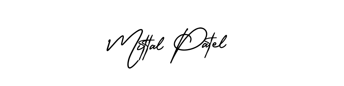 Make a short Mittal Patel signature style. Manage your documents anywhere anytime using AmerikaSignatureDemo-Regular. Create and add eSignatures, submit forms, share and send files easily. Mittal Patel signature style 3 images and pictures png