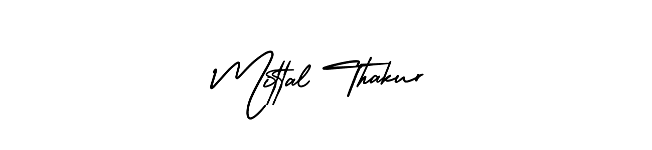 Mittal Thakur stylish signature style. Best Handwritten Sign (AmerikaSignatureDemo-Regular) for my name. Handwritten Signature Collection Ideas for my name Mittal Thakur. Mittal Thakur signature style 3 images and pictures png