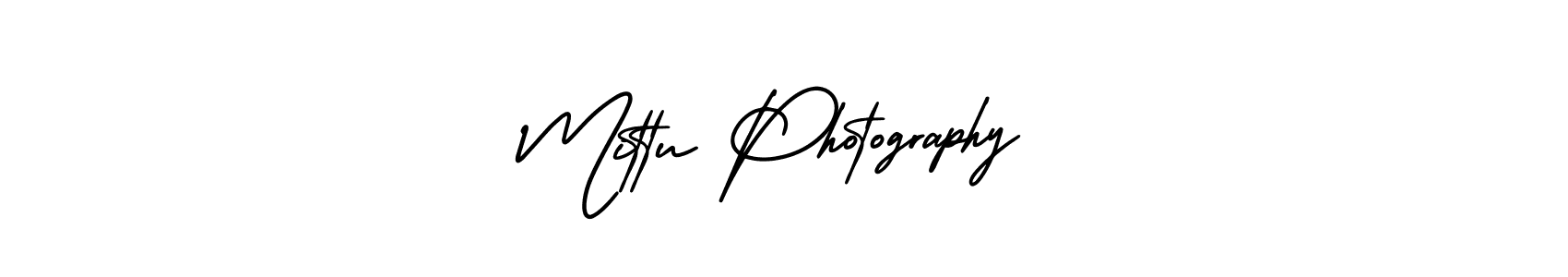 Create a beautiful signature design for name Mittu Photography. With this signature (AmerikaSignatureDemo-Regular) fonts, you can make a handwritten signature for free. Mittu Photography signature style 3 images and pictures png