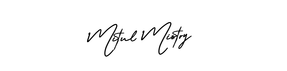 Best and Professional Signature Style for Mitul Mistry. AmerikaSignatureDemo-Regular Best Signature Style Collection. Mitul Mistry signature style 3 images and pictures png