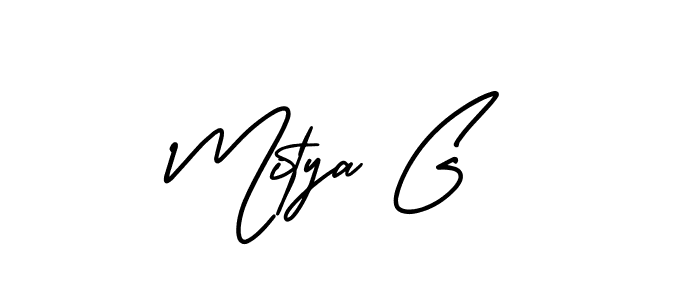 Make a beautiful signature design for name Mitya G. Use this online signature maker to create a handwritten signature for free. Mitya G signature style 3 images and pictures png