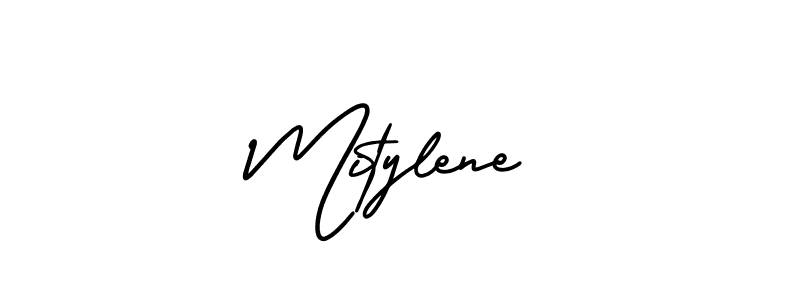AmerikaSignatureDemo-Regular is a professional signature style that is perfect for those who want to add a touch of class to their signature. It is also a great choice for those who want to make their signature more unique. Get Mitylene name to fancy signature for free. Mitylene signature style 3 images and pictures png