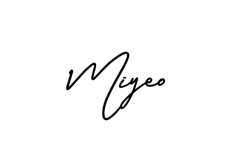 Also You can easily find your signature by using the search form. We will create Miyeo name handwritten signature images for you free of cost using AmerikaSignatureDemo-Regular sign style. Miyeo signature style 3 images and pictures png