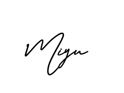 Also we have Miyu name is the best signature style. Create professional handwritten signature collection using AmerikaSignatureDemo-Regular autograph style. Miyu signature style 3 images and pictures png