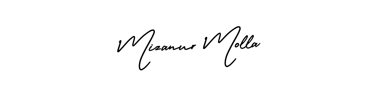 Also You can easily find your signature by using the search form. We will create Mizanur Molla name handwritten signature images for you free of cost using AmerikaSignatureDemo-Regular sign style. Mizanur Molla signature style 3 images and pictures png
