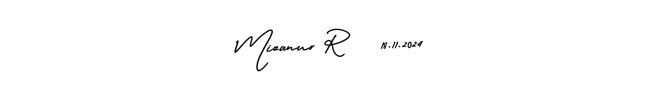 It looks lik you need a new signature style for name Mizanur R   18.11.2024. Design unique handwritten (AmerikaSignatureDemo-Regular) signature with our free signature maker in just a few clicks. Mizanur R   18.11.2024 signature style 3 images and pictures png