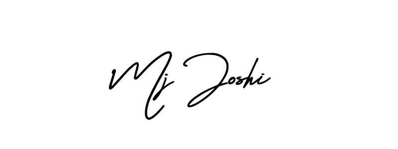 Use a signature maker to create a handwritten signature online. With this signature software, you can design (AmerikaSignatureDemo-Regular) your own signature for name Mj Joshi. Mj Joshi signature style 3 images and pictures png