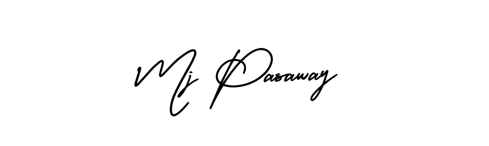 AmerikaSignatureDemo-Regular is a professional signature style that is perfect for those who want to add a touch of class to their signature. It is also a great choice for those who want to make their signature more unique. Get Mj Pasaway name to fancy signature for free. Mj Pasaway signature style 3 images and pictures png