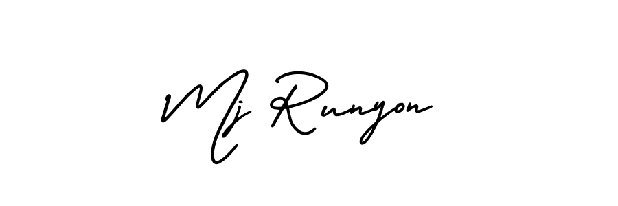 You can use this online signature creator to create a handwritten signature for the name Mj Runyon. This is the best online autograph maker. Mj Runyon signature style 3 images and pictures png