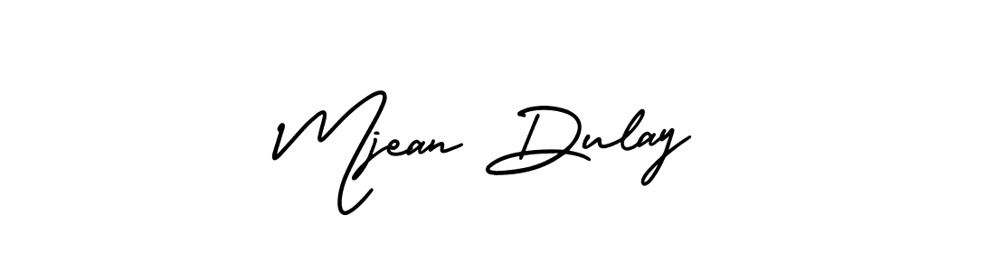 Also You can easily find your signature by using the search form. We will create Mjean Dulay name handwritten signature images for you free of cost using AmerikaSignatureDemo-Regular sign style. Mjean Dulay signature style 3 images and pictures png