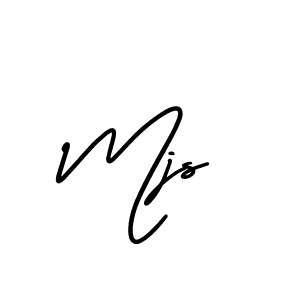 Design your own signature with our free online signature maker. With this signature software, you can create a handwritten (AmerikaSignatureDemo-Regular) signature for name Mjs. Mjs signature style 3 images and pictures png