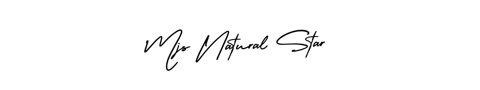 AmerikaSignatureDemo-Regular is a professional signature style that is perfect for those who want to add a touch of class to their signature. It is also a great choice for those who want to make their signature more unique. Get Mjs Natural Star name to fancy signature for free. Mjs Natural Star signature style 3 images and pictures png